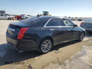 2019 Cadillac CTS Sedan Luxury RWD with VIN 1G6AR5SS5K0132540, listed as a Copart auction lot 47172475 with 91,212 mi miles and Salvage Title. Bid and sale history available at carsss.com. Image 3.
