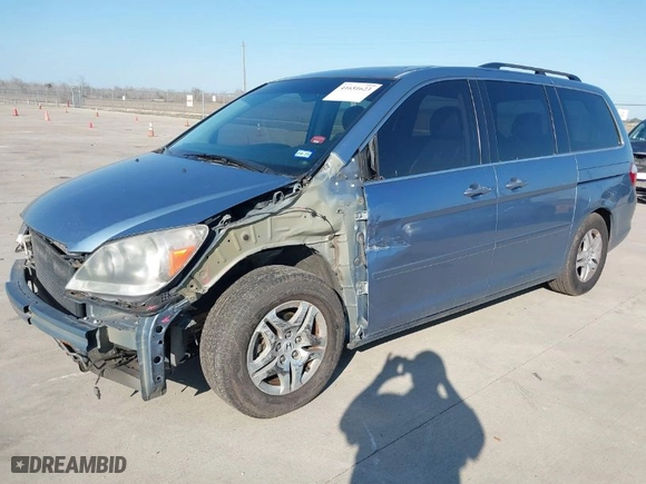 2007 Honda Odyssey EX-L with VIN 5FNRL38787B078703, listed as a IAAI auction lot 41651623 with 263701 miles. Bid and sale history available at carsss.com. Image 2.