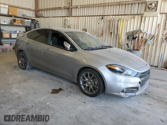 2015 Dodge Dart SXT with VIN 1C3CDFBBXFD141392, listed as a Copart auction lot 53811955 with 198,410 mi miles and Salvage Title. Bid and sale history available at carsss.com. Image 4.