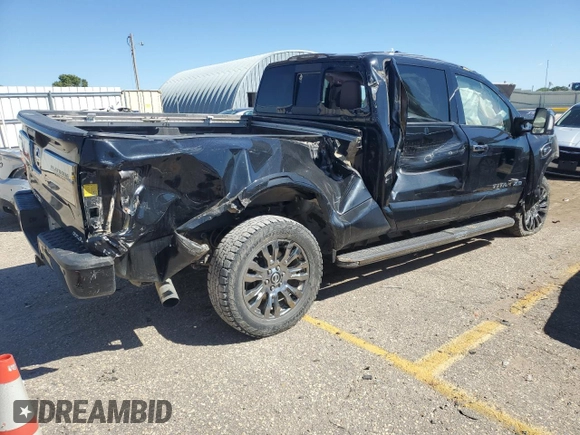 2017 Nissan Titan Platinum Reserve z VIN 1N6BA1F45HN546567, wystawiony jako Copart lot #73242964 z przebiegiem Nie podano mil oraz Szkoda całkowita • Salvage title. Historia ofert i sprzedaży dostępna na DreamBid. Obrazek 3.