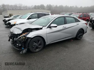 2023 Hyundai Elantra SEL with VIN 5NPLM4AG9PH094476, listed as a Copart auction lot 51014965 with 10,752 mi miles and Salvage title. Bid and sale history available at DreamBid. Image 1.