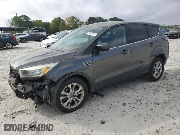 2017 Ford Escape SE with VIN 1FMCU0GD2HUC03031, listed as a Copart auction lot 51909715 with 175,750 mi miles and Salvage Title. Bid and sale history available at carsss.com. Image 1.