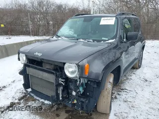 2017 Jeep Renegade Sport with VIN ZACCJBAB0HPG11643, listed as a IAAI auction lot 41604852 with 125,110 mi miles and . Bid and sale history available at carsss.com. Image 2.
