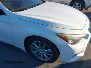 2014 Infiniti Q50 Hybrid Sport with VIN JN1AV7AP5EM690406, listed as a IAAI auction lot 41306387 with 143,309 mi miles and . Bid and sale history available at DreamBid. Image 12.