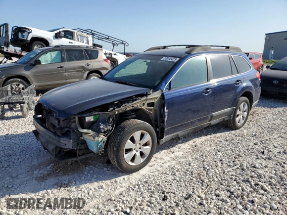 2010 Subaru Outback Premium All-Weather Anniversary with VIN 4S4BRCGC1A3383281, listed as a Copart auction lot 52098425 with 134,370 mi miles and Salvage title. Bid and sale history available at DreamBid. Image 1.