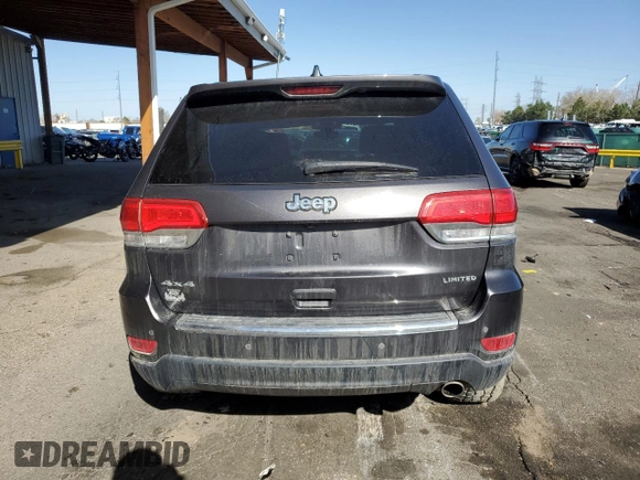 2018 Jeep Grand Cherokee Limited with VIN 1C4RJFBG5JC488542, listed as a Copart auction lot 52099495 with 57,305 mi miles and Salvage Title. Bid and sale history available at DreamBid. Image 6.