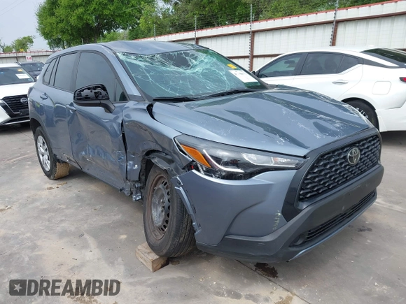 2023 Toyota Corolla Cross L with VIN 7MUAAAAG9PV047205, listed as a IAAI auction lot 41898077 with 29,184 mi miles and . Bid and sale history available at DreamBid. Image 1.