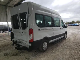 2021 Ford Transit Passenger XL with VIN 1FBAX2X80MKA32064, listed as a Copart auction lot 79286544 with 96,681 mi miles and Salvage Title. Bid and sale history available at DreamBid. Image 3.