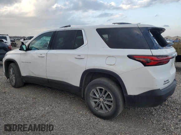 2023 Chevrolet Traverse LT Cloth with VIN 1GNERGKW0PJ137456, listed as a Copart auction lot 44155955 with 42,929 mi miles and Salvage Title. Bid and sale history available at carsss.com. Image 2.