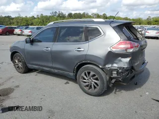 2016 Nissan Rogue SL with VIN 5N1AT2MT8GC754358, listed as a Copart auction lot 53604635 with 153,405 mi miles and Salvage Title. Bid and sale history available at carsss.com. Image 2.