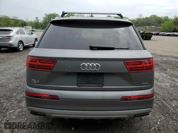 2017 Audi Q7 Premium Plus z VIN WA1LHAF77HD055138, wystawiony jako Copart lot #56114605 z przebiegiem 80 412 mil mil oraz Szkoda całkowita • Salvage title. Historia ofert i sprzedaży dostępna na DreamBid. Obrazek 6.