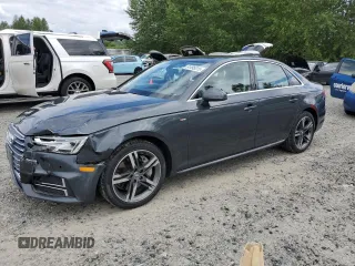 2018 Audi A4 Premium Plus with VIN WAUENAF47JA084236, listed as a Copart auction lot 61495315 with 59,351 mi miles and Salvage title. Bid and sale history available at DreamBid. Image 1.