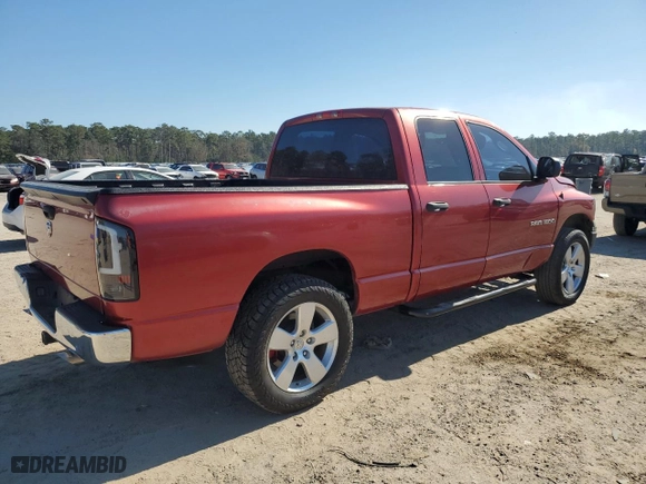 2006 Dodge Ram 1500 ST with VIN 1D7HA18K36J222729, listed as a Copart auction lot 43878025 with 140,804 mi miles and Salvage Title. Bid and sale history available at carsss.com. Image 3.