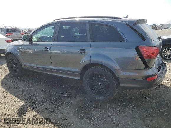 2015 Audi Q7 3.0L TDI Prestige with VIN WA1WMAFE8FD007796, listed as a Copart auction lot 46927935 with 101,847 mi miles and Salvage Title. Bid and sale history available at carsss.com. Image 2.