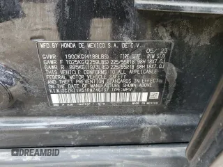 2023 Honda HR-V Sport with VIN 3CZRZ1H51PM746137, listed as a Copart auction lot 44308995 with 42,825 mi miles and Salvage Title. Bid and sale history available at carsss.com. Image 15.