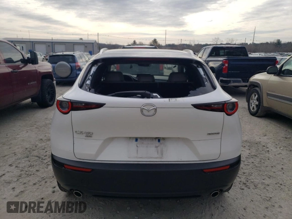 2023 Mazda CX-30 S Carbon Edition with VIN 3MVDMBCM8PM547149, listed as a Copart auction lot 47178165 with 31,989 mi miles and Salvage Title. Bid and sale history available at carsss.com. Image 6.