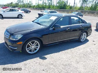 2013 Mercedes-Benz C-Class C 250 Sport with VIN WDDGF4HB5DA862291, listed as a IAAI auction lot 42019950 with 1 mi miles. Bid and sale history available at carsss.com. Image 2.