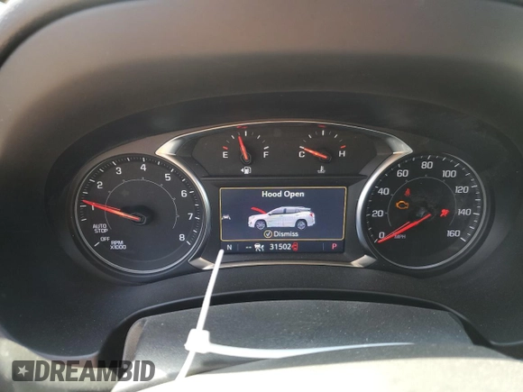2022 GMC Terrain SLE with VIN 3GKALTEV7NL250321, listed as a Copart auction lot 53404475 with 31,502 mi miles and Salvage title. Bid and sale history available at DreamBid. Image 9.