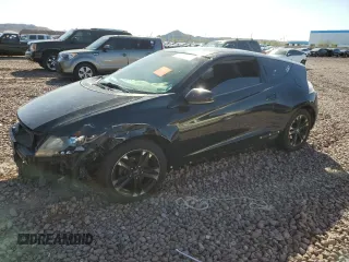 2014 Honda CR-Z EX with VIN JHMZF1D6XES002357, listed as a Copart auction lot 48434585 with 0 mi miles and Salvage Title. Bid and sale history available at carsss.com. Image 1.