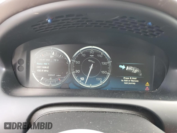 2015 Jaguar XJ Portfolio with VIN SAJWA2GZ9F8V79511, listed as a Copart auction lot 78453394 with 53,341 mi miles and Salvage title. Bid and sale history available at DreamBid. Image 9.