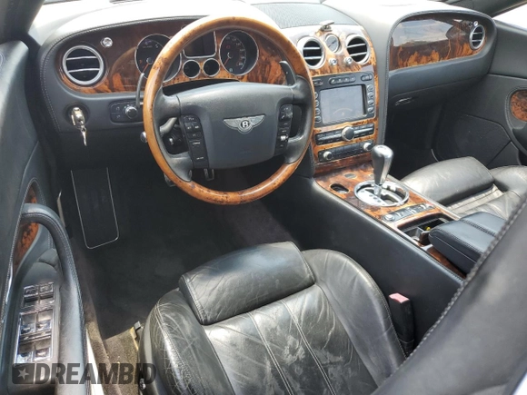 2007 Bentley Continental GT with VIN SCBDR33W97C045720, listed as a Copart auction lot 56370245 with 47,350 mi miles and Salvage Title. Bid and sale history available at DreamBid. Image 8.