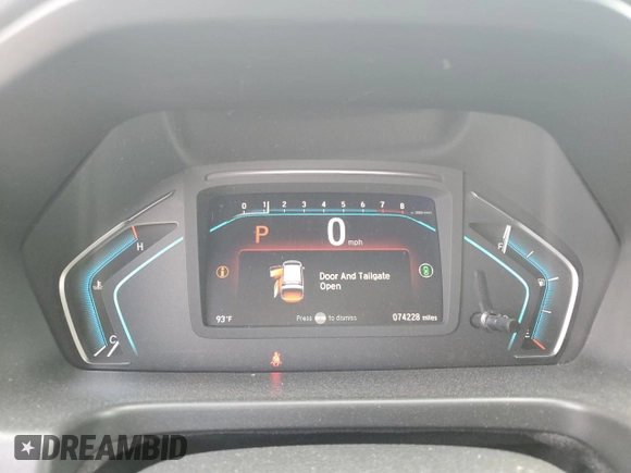 2021 Honda Odyssey Touring z VIN 5FNRL6H85MB039444, wystawiony jako Copart lot #57142205 z przebiegiem 74 228 mil mil oraz Szkoda całkowita • Salvage title. Historia ofert i sprzedaży dostępna na DreamBid. Obrazek 9.