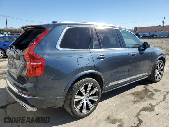 2021 Volvo XC90 Inscription with VIN YV4A22PLXM1697040, listed as a Copart auction lot 45976255 with 52,039 mi miles and Salvage title. Bid and sale history available at DreamBid. Image 3.