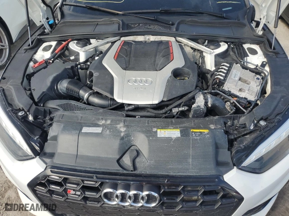 2020 Audi S5 Coupe Premium Plus with VIN WAUP4AF58LA001744, listed as a Copart auction lot 74811484 with 0 mi miles and Non Repairable. Bid and sale history available at carsss.com. Image 11.