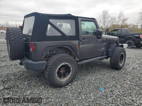 2017 Jeep Wrangler Sport z VIN 1C4AJWAG4HL650105, wystawiony jako Copart lot #57465425 z przebiegiem 85 821 mil mil oraz Szkoda całkowita • Salvage title. Historia ofert i sprzedaży dostępna na DreamBid. Obrazek 3.