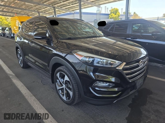 2016 Hyundai Tucson Limited z VIN KM8J33A27GU086516, wystawiony jako Copart lot #57729515 z przebiegiem 207 149 mil mil oraz Czysty tytuł • Clean title. Historia ofert i sprzedaży dostępna na DreamBid. Obrazek 1.