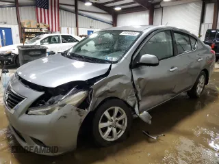 2012 Nissan Versa SL with VIN 3N1CN7AP6CL891747, listed as a Copart auction lot 48456005 with 91,525 mi miles and Salvage Title. Bid and sale history available at carsss.com. Image 1.