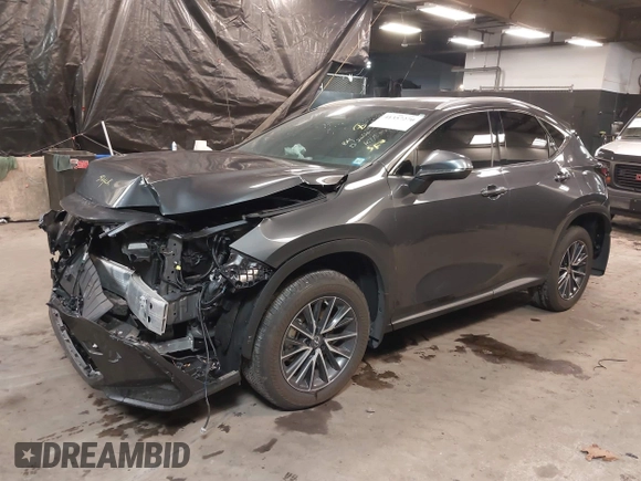 2023 Lexus NX with VIN 2T2GGCEZ4PC031301, listed as a IAAI auction lot 41357270 with 7,629 mi miles. Bid and sale history available at carsss.com. Image 19.