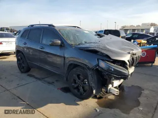 2021 Jeep Cherokee Altitude with VIN 1C4PJMLB3MD142258, listed as a Copart auction lot 84544974 with 0 mi miles and Salvage Title. Bid and sale history available at carsss.com. Image 4.