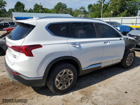 2023 Hyundai Santa Fe Hybrid Blue with VIN 5NMS2DA14PH016259, listed as a Copart auction lot 60311944 with NaN miles and Salvage Title. Bid and sale history available at carsss.com. Image 3.