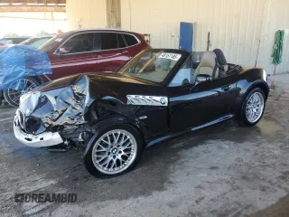 2000 BMW Z3 2.8 with VIN 4USCH3344YLF71228, listed as a Copart auction lot 48151185 with 30,085 mi miles and Salvage title. Bid and sale history available at DreamBid. Image 1.