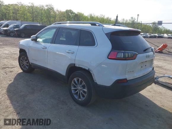 2021 Jeep Cherokee Altitude with VIN 1C4PJMLB6MD162634, listed as a IAAI auction lot 42102564 with 50,551 mi miles and . Bid and sale history available at DreamBid. Image 3.