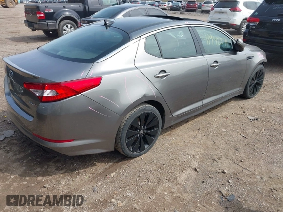 2012 Kia Optima SX with VIN 5XXGR4A62CG010028, listed as a IAAI auction lot 41942271 with 227,080 mi miles and . Bid and sale history available at carsss.com. Image 4.