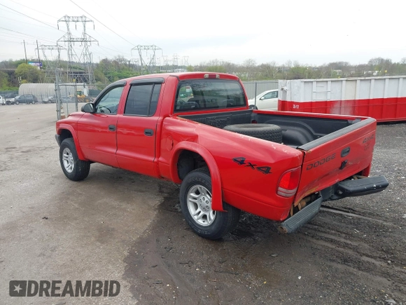 2003 Dodge Dakota Sport with VIN 1D7HG38X63S212434, listed as a IAAI auction lot 42030739 with 181,098 mi miles and . Bid and sale history available at DreamBid. Image 3.