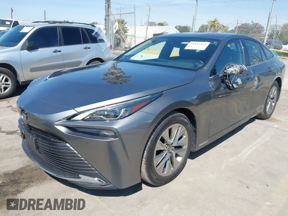 2023 Toyota Mirai XLE with VIN JTDAAAAA5PA007674, listed as a IAAI auction lot 41845185 with 18,170 mi miles. Bid and sale history available at carsss.com. Image 18.