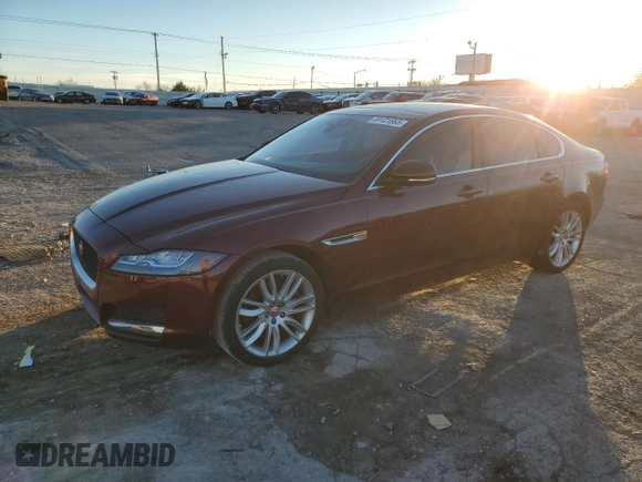 2016 Jaguar XF 35t Prestige with VIN SAJBE4BV1GCY09866, listed as a Copart auction lot 89121665 with 52,631 mi miles and Clean Title. Bid and sale history available at carsss.com. Image 1.