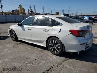 2022 Honda Civic Sedan EX with VIN JHMFE1F72NX000939, listed as a Copart auction lot 52257285 with 37,273 mi miles and Salvage Title. Bid and sale history available at carsss.com. Image 2.