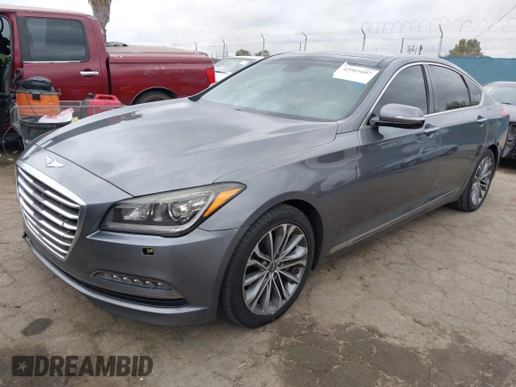 2016 Hyundai Genesis 3.8L with VIN KMHGN4JEXGU121098, listed as a IAAI auction lot 42061607 with 138,650 mi miles and . Bid and sale history available at DreamBid. Image 17.