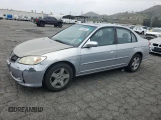 2004 Honda Civic EX with VIN 2HGES26744H506045, listed as a Copart auction lot 54428355 with 175,650 mi miles and Salvage Title. Bid and sale history available at DreamBid. Image 1.