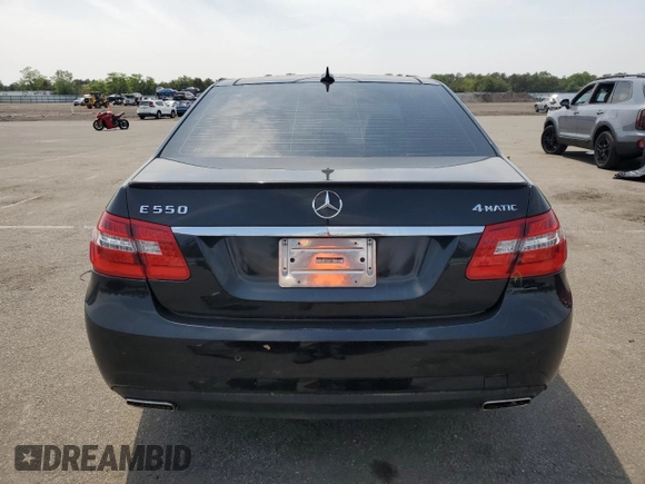 2013 Mercedes-Benz E 550 Sport with VIN WDDHF9BB8DA759750, listed as a Copart auction lot 59177825 with 63,620 mi miles and Salvage title. Bid and sale history available at DreamBid. Image 6.