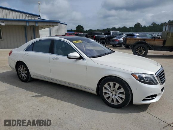 2014 Mercedes-Benz S 550 with VIN WDDUG8CB2EA050768, listed as a Copart auction lot 55399105 with 217,670 mi miles and Clean Title. Bid and sale history available at carsss.com. Image 4.