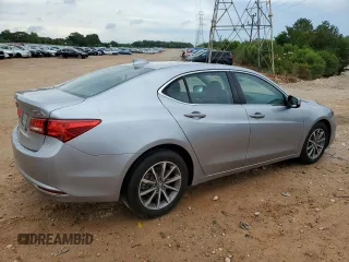2020 Acura TLX with VIN 19UUB1F32LA007597, listed as a Copart auction lot 58562355 with 77,754 mi miles and Salvage title. Bid and sale history available at DreamBid. Image 3.