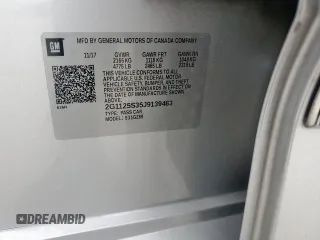 2018 Chevrolet Impala Premier with VIN 2G1125S35J9139463, listed as a Copart auction lot 63001745 with 70,248 mi miles and Salvage title. Bid and sale history available at DreamBid. Image 12.