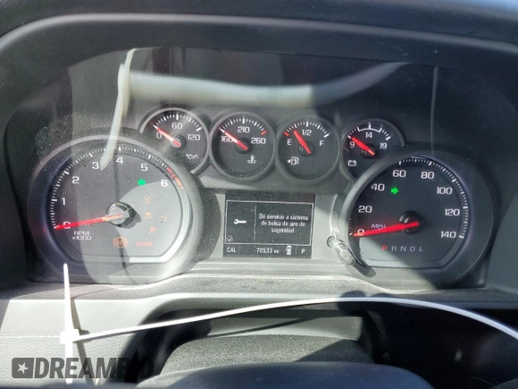 2020 Chevrolet Silverado 1500 Work Truck with VIN 1GCRWAEHXLZ292329, listed as a Copart auction lot 41836005 with 70,533 mi miles and Salvage Title. Bid and sale history available at DreamBid. Image 9.