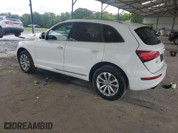 2016 Audi Q5 Premium z VIN WA1C2AFP6GA059117, wystawiony jako Copart lot #60768575 z przebiegiem Nie podano mil oraz Szkoda całkowita • Salvage title. Historia ofert i sprzedaży dostępna na DreamBid. Obrazek 2.