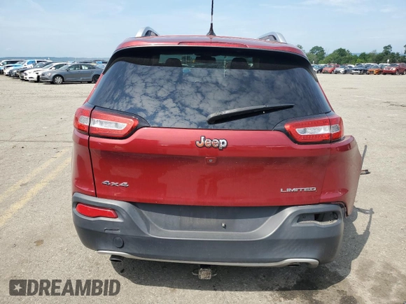 2014 Jeep Cherokee Limited z VIN 1C4PJMDS1EW142070, wystawiony jako Copart lot #66260575 z przebiegiem 76 730 mil mil oraz Szkoda całkowita • Salvage title. Historia ofert i sprzedaży dostępna na DreamBid. Obrazek 6.